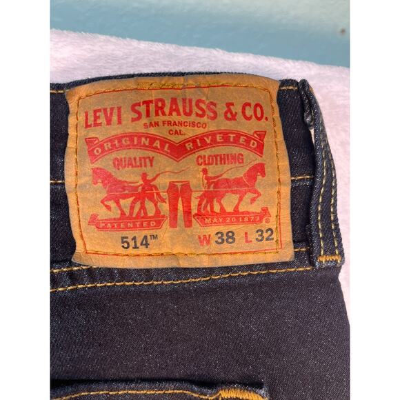 Levi Strauss 514 Straight Men's Jeans Size 38x32 (0164) - Picture 6 of 11